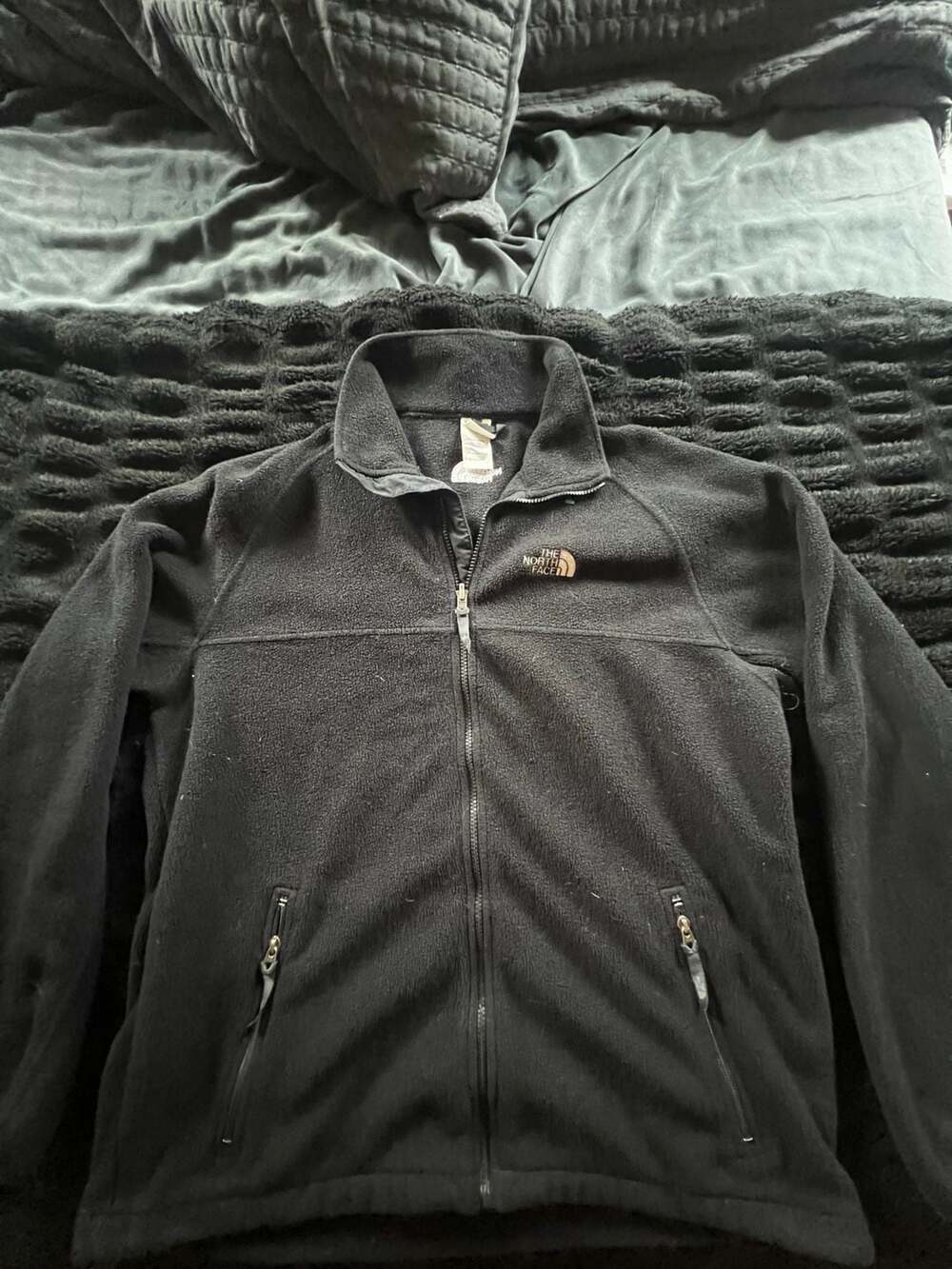 The North Face Full Zip Fleece Jacket Size XL Black